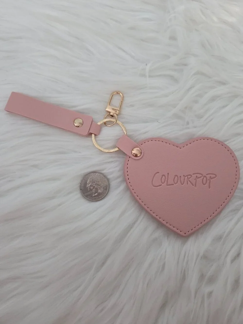 Colourpop Heart Compact Keychain